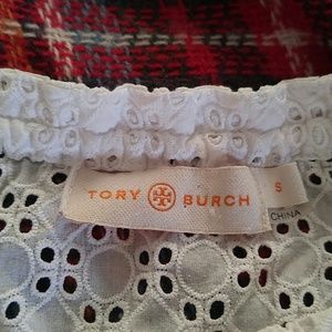 Tory Burch Tops - White eyelet tunic by Tory Burch Tory Burch Tops - White eyelet tunic by Tory Burch